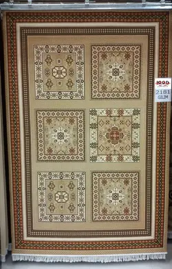 گلیم جاجیم بزرگمهر کاشان - کد 2081