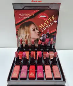 پک رژ لب جامد مات هدی بیوتی 12عددی بدون سرب Lipstick huda - فروشگاه اینترنتی قاسمی شاپ