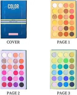کتاب پالت سایه براق پودر سایه چشم طبیعی مات شیمر 72 Color Eyeshadow Palette - فروشگاه اینترنتی قاسمی شاپ