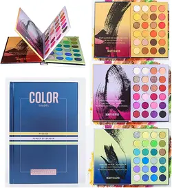 کتاب پالت سایه براق پودر سایه چشم طبیعی مات شیمر 72 Color Eyeshadow Palette - فروشگاه اینترنتی قاسمی شاپ