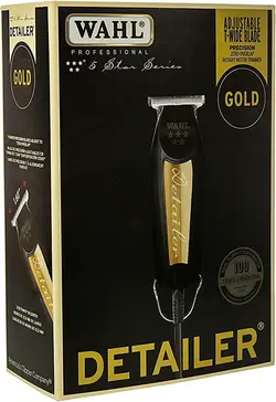 ماشین اصلاح وال دیتیلر با سیم لیمیتد ادیشن بلک اند گلد 1100-8081 Wahl 5 Star Limited Edition Black & Gold Detailer - فروشگاه اینترنتی قاسمی شاپ