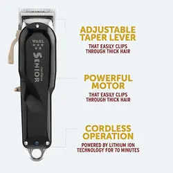 ماشین اصلاح وال سنیور wahl 5 star senior cordless - فروشگاه اینترنتی قاسمی شاپ