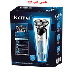 ماشین ریش تراش سه تیغ چهار کاره کیمی kemei مدل km-5390 - فروشگاه اینترنتی قاسمی شاپ