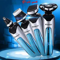 ماشین ریش تراش سه تیغ چهار کاره کیمی kemei مدل km-5390 - فروشگاه اینترنتی قاسمی شاپ