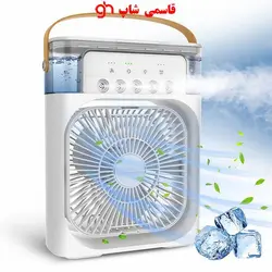 پنکه مه پاش رومیزی مدل Turbo Spray رنگ سفید - فروشگاه اینترنتی قاسمی شاپ