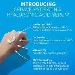 سرم هیالورونیک اسید سراوی حجم 30 میل CeraVe Hydrating Hyaluronic Acid Serum - فروشگاه اینترنتی قاسمی شاپ