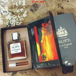 عطر کاپتان بلک مردانه Captain Black بهمراه جعبه چرمی – حجم ۱۰۰ میل - فروشگاه اینترنتی قاسمی شاپ