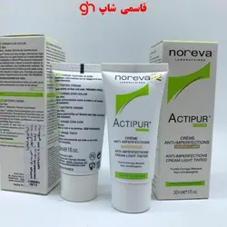 کرم ضد جوش رنگی نوروا سری دردو شماره ۱-۲ Actipur مدل Golden Tinted حجم ۳۰ میلی لیتر Noreva Actipur Golden Tinted Anti Acne Cream 30ml - فروشگاه اینترنتی قاسمی شاپ