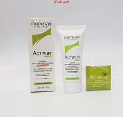 کرم ضد جوش رنگی نوروا سری دردو شماره ۱-۲ Actipur مدل Golden Tinted حجم ۳۰ میلی لیتر Noreva Actipur Golden Tinted Anti Acne Cream 30ml - فروشگاه اینترنتی قاسمی شاپ