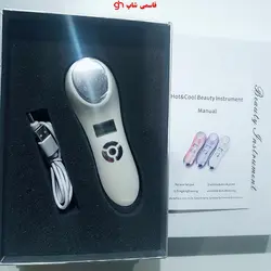دستگاه اسکوم و ماساژو تقویت کننده و جوانسازی صورت سرد و گرم اسکوم تراپی و جوان ساز beauty instrument - فروشگاه اینترنتی قاسمی شاپ
