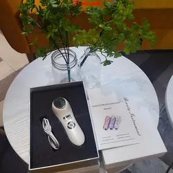 دستگاه اسکوم و ماساژو تقویت کننده و جوانسازی صورت سرد و گرم اسکوم تراپی و جوان ساز beauty instrument - فروشگاه اینترنتی قاسمی شاپ