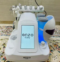 دستگاه آکوافیشیال ۸ کاره برند انزوایتالیا ۸ In 1 Hydra Dermabrasion enzo Italy - فروشگاه اینترنتی قاسمی شاپ