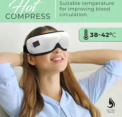 دستگاه ماساژور چشم بلوتوث دار لرزشی - فروشگاه اینترنتی قاسمی شاپ