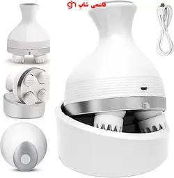ماساژور برقی سر، ماساژور اسکراپر قابل حمل برای رشد مو، پاکسازی عمیق و آرامش استرس - فروشگاه اینترنتی قاسمی شاپ