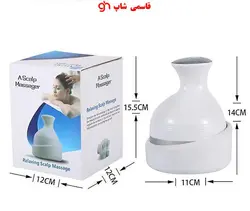 ماساژور برقی سر، ماساژور اسکراپر قابل حمل برای رشد مو، پاکسازی عمیق و آرامش استرس - فروشگاه اینترنتی قاسمی شاپ