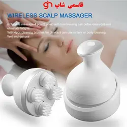 ماساژور برقی سر، ماساژور اسکراپر قابل حمل برای رشد مو، پاکسازی عمیق و آرامش استرس - فروشگاه اینترنتی قاسمی شاپ