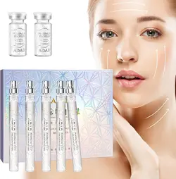 ست لیفتینگ نخ پلاتینیوم ADAD، نخ های کلاژن قابل جذب برای لیفت صورت، نخ پروتئین محلول و ترکیب اسانس طلا، سرم کلاژن معکوس برای صورت زنانه - فروشگاه اینترنتی قاسمی شاپ