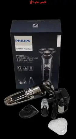 ریش تراش 3تیغ فیلیپس 4کاره اورجینال هلند ‏PHILIPS-‌‏SP9800‏-‏Prestige‏ - فروشگاه اینترنتی قاسمی شاپ