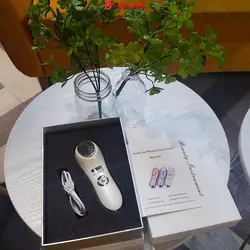 دستگاه اسکوم و ماساژو تقویت کننده و جوانسازی صورت سرد و گرم اسکوم تراپی و جوان ساز beauty instrument - فروشگاه اینترنتی قاسمی شاپ