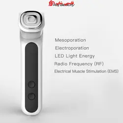 ماساژور کره ای EMS ار اف با عملکرد ماسک نور درمانی 7 رنگ LED - فروشگاه اینترنتی قاسمی شاپ