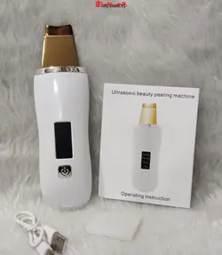 دستگاه اتوی پوست درما اف التراسونیک دیجیتالی تیغه گلد ULTRASONIC SHOVEL BEAUTY START - فروشگاه اینترنتی قاسمی شاپ