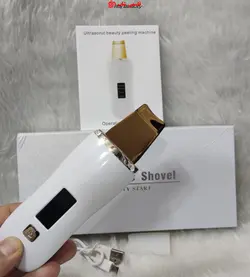 دستگاه اتوی پوست درما اف التراسونیک دیجیتالی تیغه گلد ULTRASONIC SHOVEL BEAUTY START - فروشگاه اینترنتی قاسمی شاپ