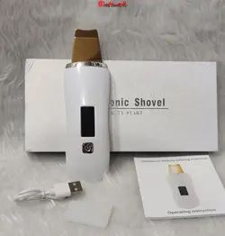 دستگاه اتوی پوست درما اف التراسونیک دیجیتالی تیغه گلد ULTRASONIC SHOVEL BEAUTY START - فروشگاه اینترنتی قاسمی شاپ