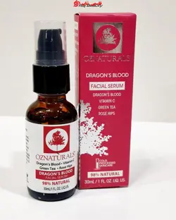 0 OZNATURALS سرم خون اژدها. ویتامین چای سبز گل سرخ گل سرخ DRAGON'S BLOOD FACIAL SERUM 98٪ طبیعی 30 میلی لیتر / 1 FL. OZ LIQ کانادا - فروشگاه اینترنتی قاسمی شاپ