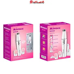 اپیلاتور برقی و ماساژور وفیس براش پوست مارسکی Marsky Electric moaning kit and skin massager - فروشگاه اینترنتی قاسمی شاپ