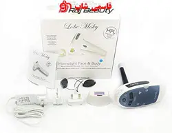 دستگاه لیزر موهای زائد استفاده خانگی همراه با دوسری عدد از بین برنده IPL برای رفع موهای زائد دائمی جوان سازی پوست - فروشگاه اینترنتی قاسمی شاپ