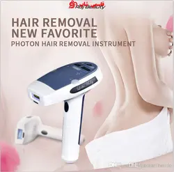 دستگاه لیزر موهای زائد استفاده خانگی همراه با دوسری عدد از بین برنده IPL برای رفع موهای زائد دائمی جوان سازی پوست - فروشگاه اینترنتی قاسمی شاپ