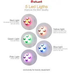 دستگاه زیبایی سفت کننده پوست RF ، 5 در 1 LED فوتون صورت با فرکانس رادیویی صورت جوان سازی پوست EMS مزوتراپی برای سفت شدن درمان زیبایی لیفت صورت - فروشگاه اینترنتی قاسمی شاپ