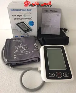 مانیتور الکترونیکی فشار خون.وفشارسنج میکرو کامپیوتر هوشمند مانیتور الکترونیکی فشار خون با عملکرد صوتی اصلی معتبر 18884 - فروشگاه اینترنتی قاسمی شاپ