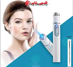 قلم درمانی همراه لیزر نور آبی ضد چروک ضد آکنه مدلLC-7910 - فروشگاه اینترنتی قاسمی شاپ