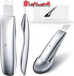 التراسونیک درما اف اتو صورت سیلور مدل ULTRASONIC SKIN SCRUBBER SC-002 - فروشگاه اینترنتی قاسمی شاپ