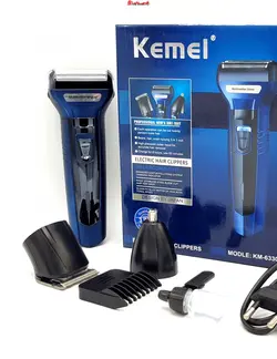 شیور 3 کاره همراه موزن بینی و خط زن مدلKM-6330 کیمی - فروشگاه اینترنتی قاسمی شاپ