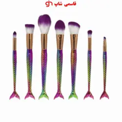 ست براش آرایشی طرح پری دریایی مجموعه 7 عددی - فروشگاه اینترنتی قاسمی شاپ