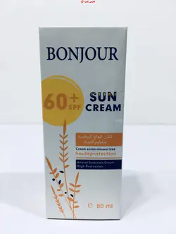 ضدآفتاب بنجور BONJOUR SPF60 - فروشگاه اینترنتی قاسمی شاپ