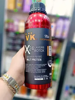 بوتاکس مو 24 لایه وی کی VK X24 LAYERS BOTOX حجم 1400 میل - فروشگاه اینترنتی قاسمی شاپ