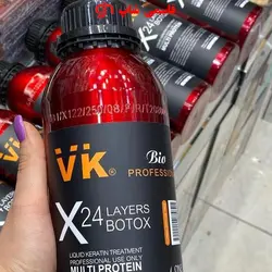 بوتاکس مو 24 لایه وی کی VK X24 LAYERS BOTOX حجم 1400 میل - فروشگاه اینترنتی قاسمی شاپ