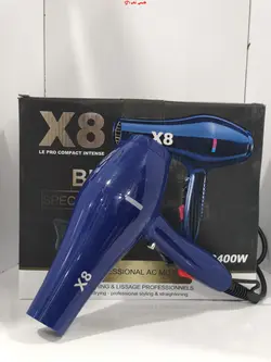 سشوار X8 موتور سنگین سالنی با قدرت 2400 وات X8 PROFESSIONAL HAIR 2400W - فروشگاه اینترنتی قاسمی شاپ