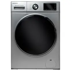 ماشین لباسشویی اتوماتیک و درب کروم امرسان مدل EW80W ظرفیت 8 کیلوگرم