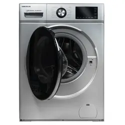 ماشین لباسشویی اتوماتیک و درب کروم امرسان مدل EW80W ظرفیت 8 کیلوگرم