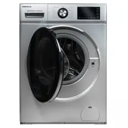 ماشین لباسشویی اتوماتیک و درب کروم امرسان مدل EW80W ظرفیت 8 کیلوگرم
