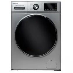 ماشین لباسشویی اتوماتیک و درب کروم امرسان مدل EW80W ظرفیت 8 کیلوگرم