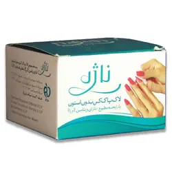 لاک پاک کن بدون استون حاوی ویتامین E و B5 ناژه تعداد 30 عدد