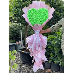 دسته گل قلبی عروس(ژیپسوفیلا)