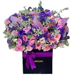 باکس گل آنتریوم و لیسین