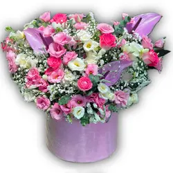 باکس گل آنتریوم و لیسین