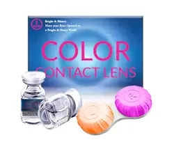 لنز رنگی چشم لئا - گل انار